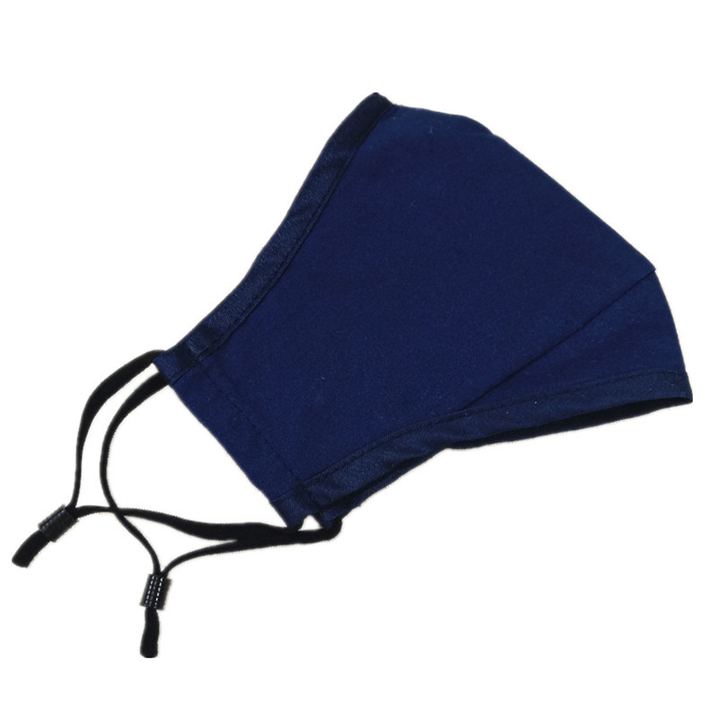 Washable cotton cloth adult respirator PM2.5 dust and fog respirator customized logo across indicates the border
