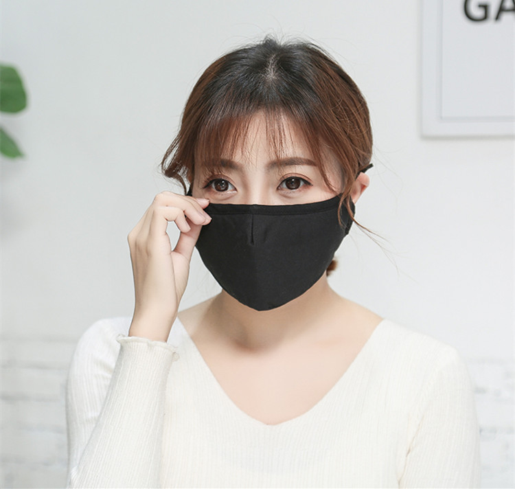 Washable cotton cloth adult respirator PM2.5 dust and fog respirator customized logo across indicates the border Washable cotton cloth adult respirator PM2.5 dust and fog respirator customized logo across indicates the border