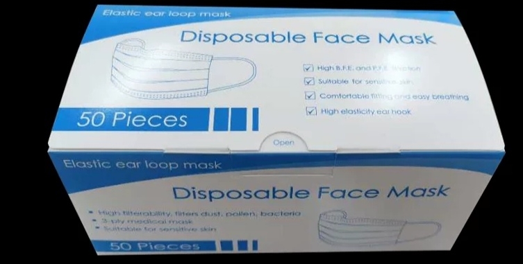 The Disposable fusible spray cloth three - layer of injured respirator non - medical respirator