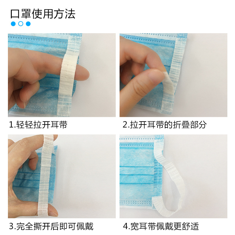 disposable three layer respirator dustproof breathable summer thin protective KN95 respirator for adults and Children