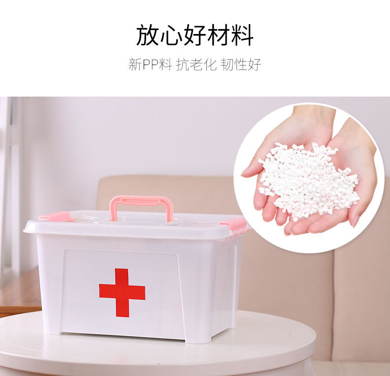 Family medicine box medicine box large layered transparent portable family medicine box medicine small first aid box Family medicine box medicine box large layered transparent portable family medicine box medicine small first aid box