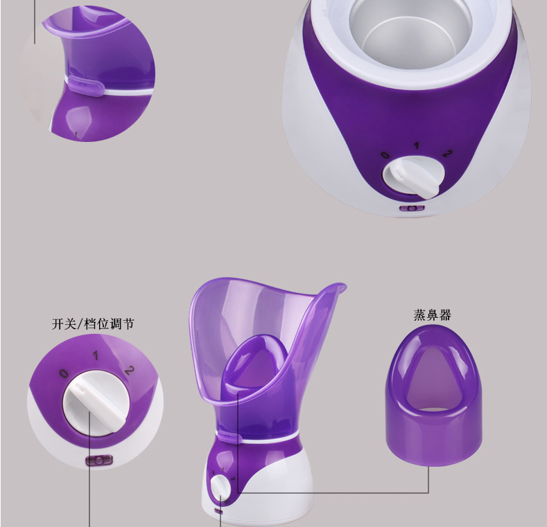 Nasal Steamer 2in1 Facial Moisturizing Spray Devices Essential Oil Aromatherapy Sprayer Domestic Beauty Apparatus