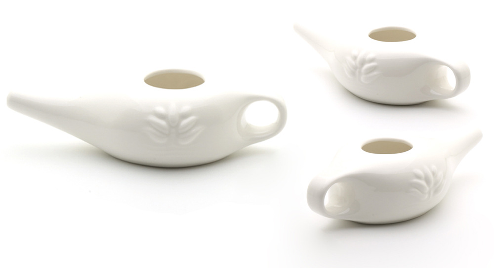 250 Ml Ceramic Nasal Wash Pot Nasal Flusher Yoga Nasal Wash Pot Nose Cleaning Pot Wholesale Supply