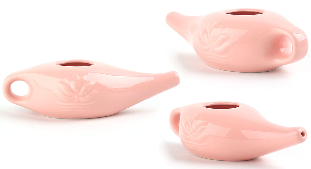250 Ml Ceramic Nasal Wash Pot Nasal Flusher Yoga Nasal Wash Pot Nose Cleaning Pot Wholesale Supply