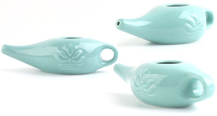 250 Ml Ceramic Nasal Wash Pot Nasal Flusher Yoga Nasal Wash Pot Nose Cleaning Pot Wholesale Supply