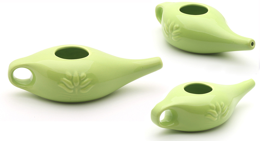 250 Ml Ceramic Nasal Wash Pot Nasal Flusher Yoga Nasal Wash Pot Nose Cleaning Pot Wholesale Supply