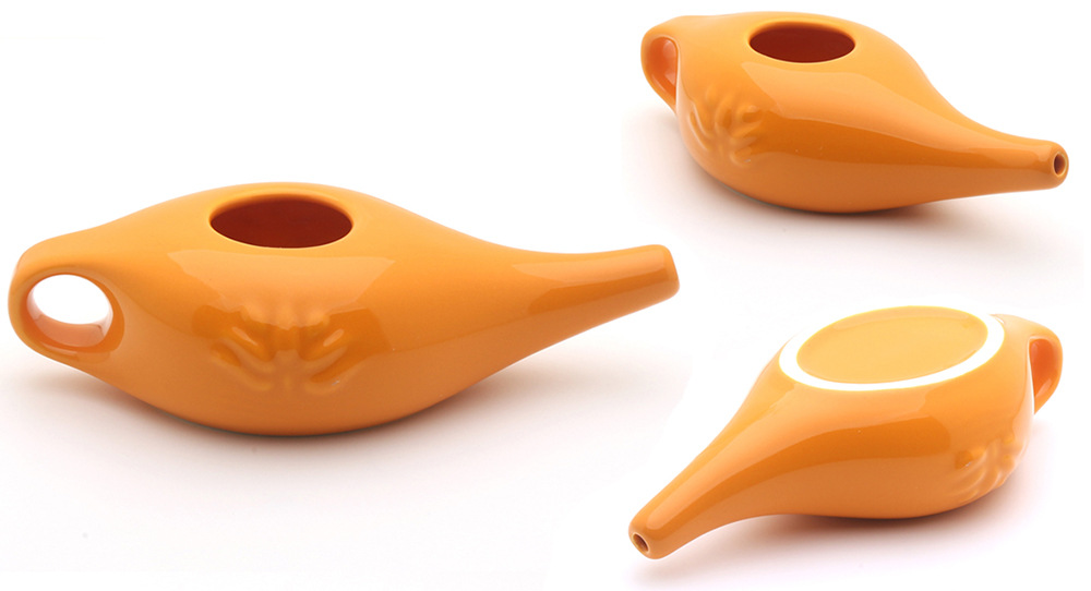 250 Ml Ceramic Nasal Wash Pot Nasal Flusher Yoga Nasal Wash Pot Nose Cleaning Pot Wholesale Supply