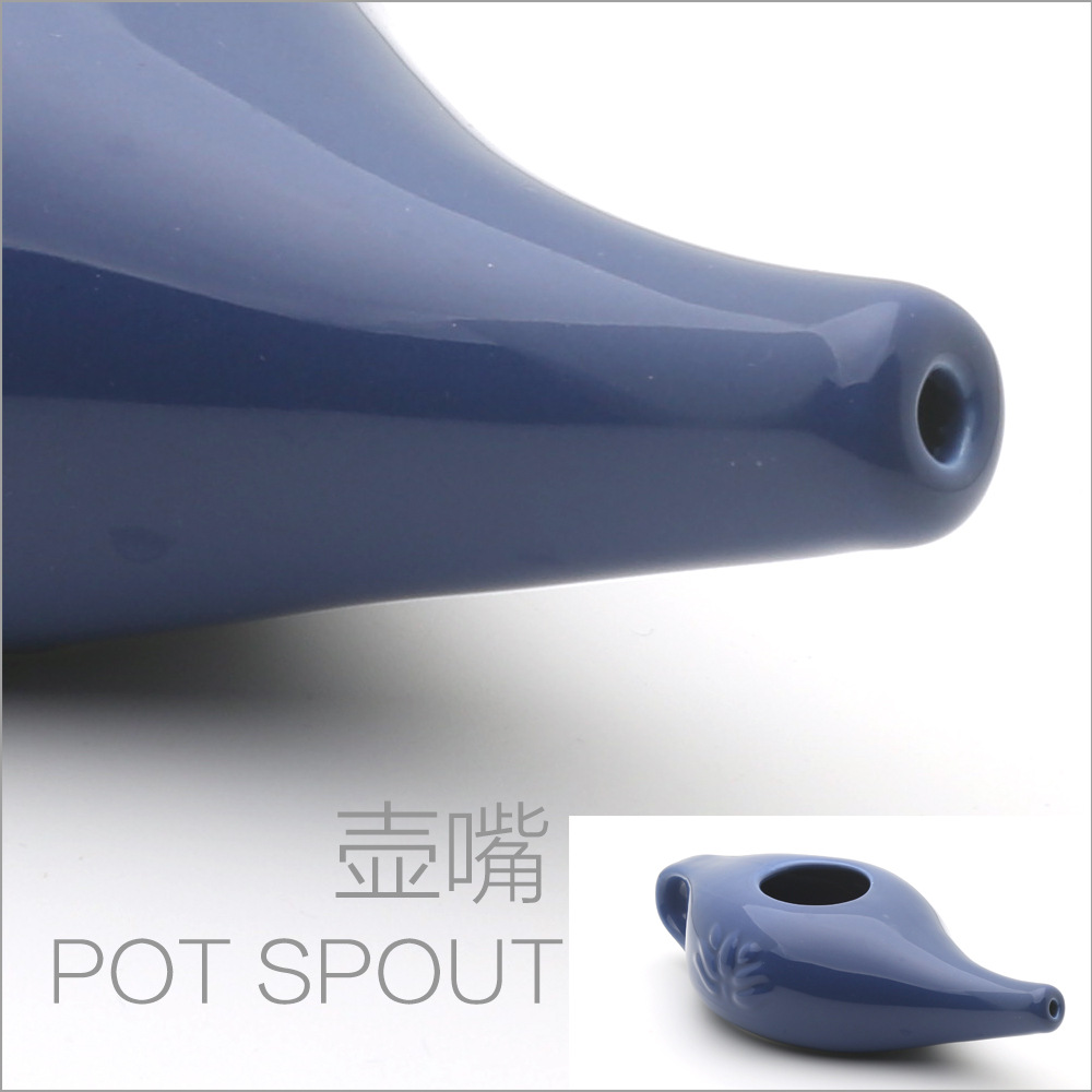 250 Ml Ceramic Nasal Wash Pot Nasal Flusher Yoga Nasal Wash Pot Nose Cleaning Pot Wholesale Supply
