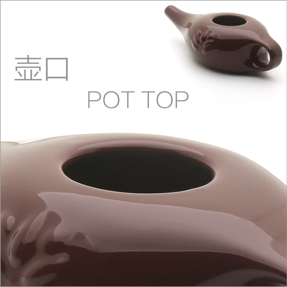 250 Ml Ceramic Nasal Wash Pot Nasal Flusher Yoga Nasal Wash Pot Nose Cleaning Pot Wholesale Supply