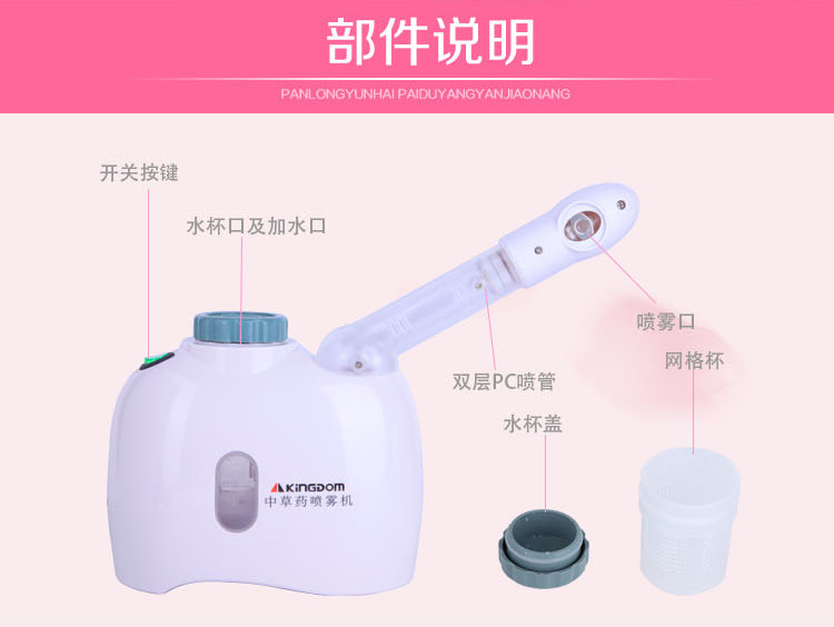 Facial Vaporizer Nano Water Replenishing Instrument Humidifier Facial Moisturizing Sprayer Beauty Nasal Steaming Device