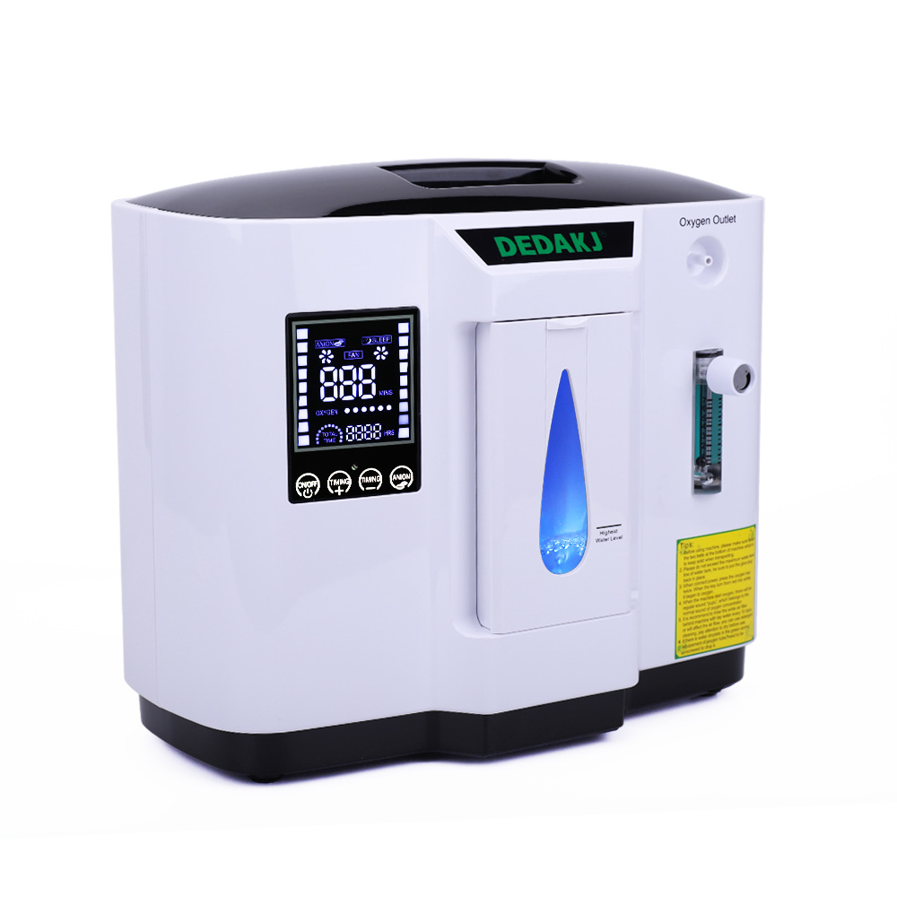 Dedakj Oxygen Generator 1L Household Oxygenerator Elderly Oxygen Setup Nasal Suction Pregnant Women Family Portable