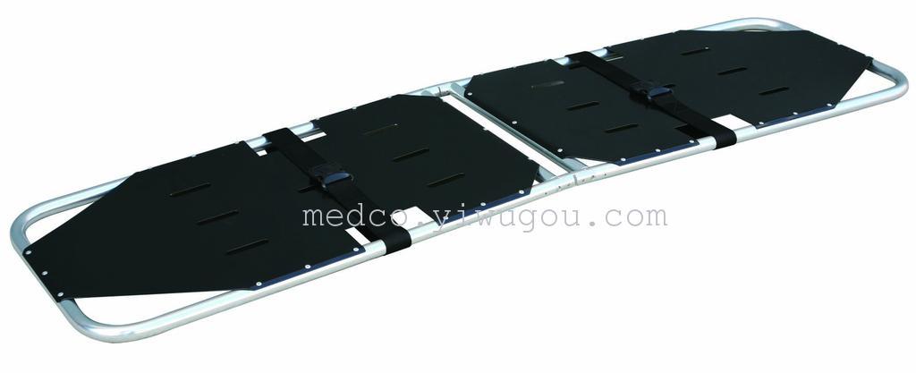 Aluminum alloy folding stretcher outdoor medical first aid equipment