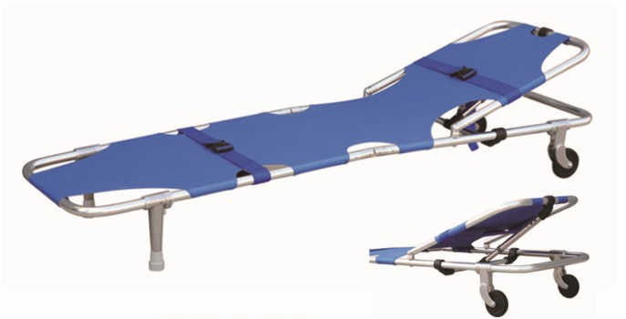 Folding aluminum stretcher head can lift outdoor medical emergency equipment medical