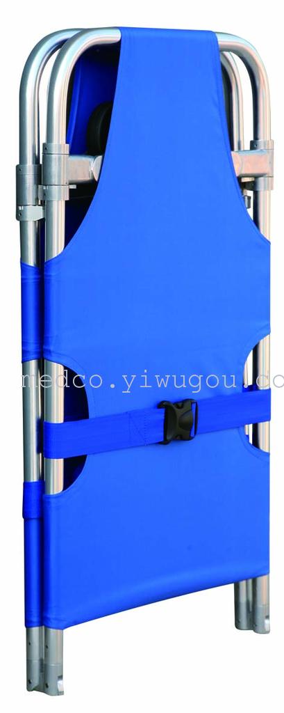Blue first-aid Stretcher single-wheeled folding Stretcher portable Stretcher medical Stretcher