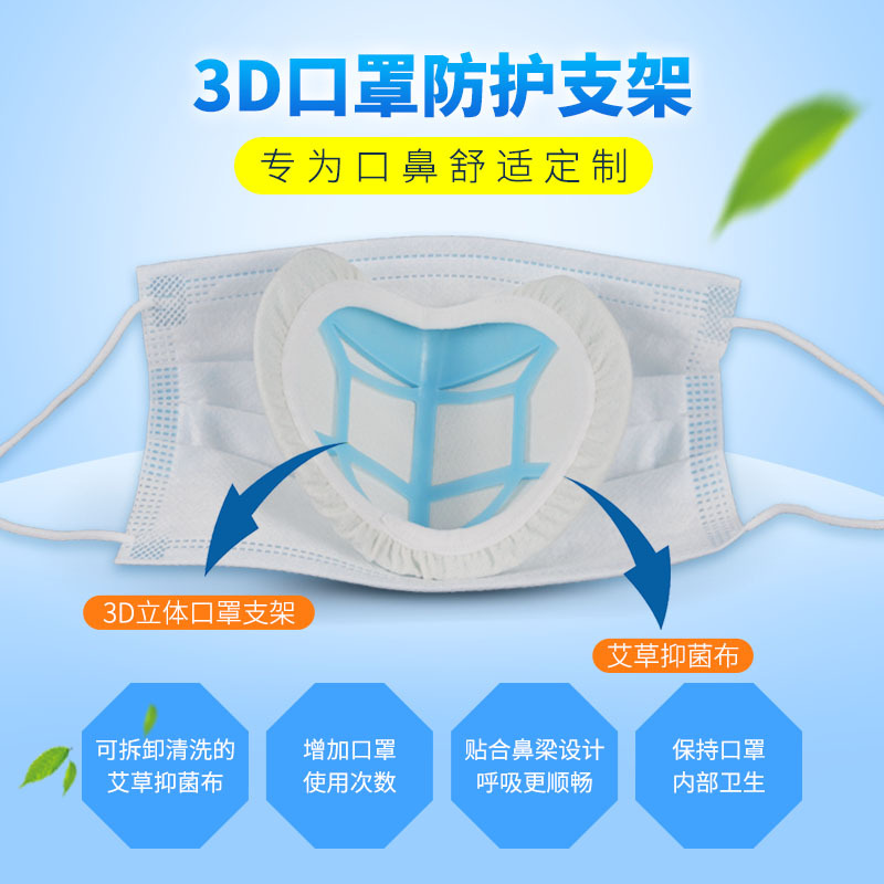 Spot Disposable mask inner pad can change the mask holder for comfort air permeability and no lipstick