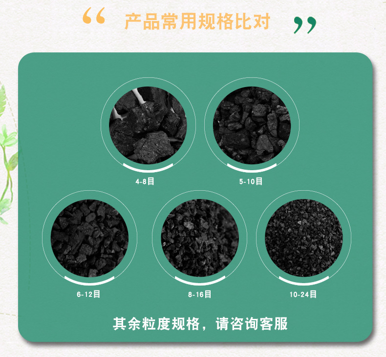 600-800 Iodine Coal Granular Activated Carbon Coal Granular Activated Carbon for Air Purification