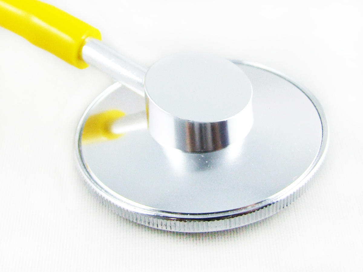 Economic Stethoscope Aluminum Alloy Single Head Stethoscope Medical Instrument
