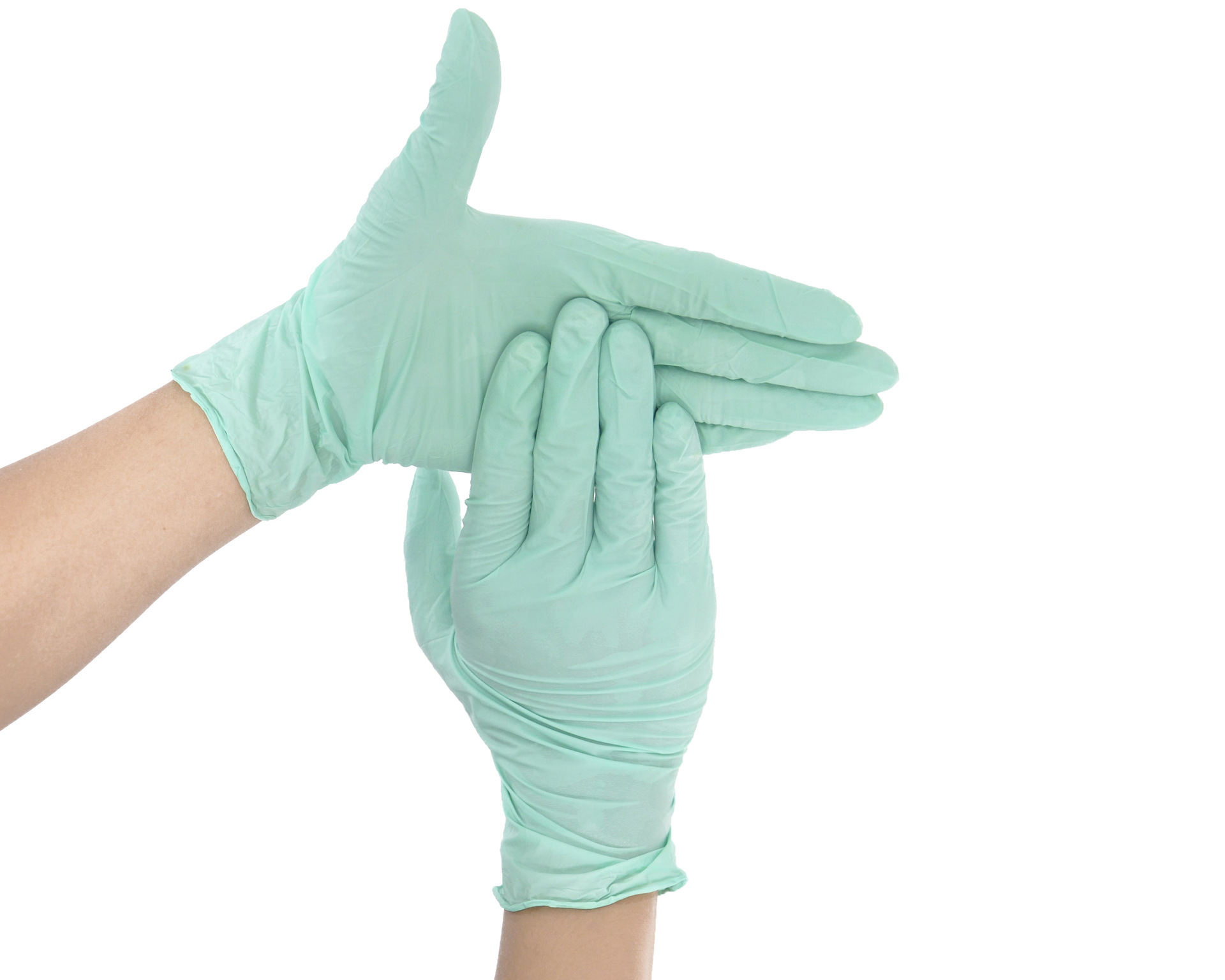 Class A blue ButyronitrileDisposable PVC Medical NitrileRubber antistaticlatex test gloves are free of charge