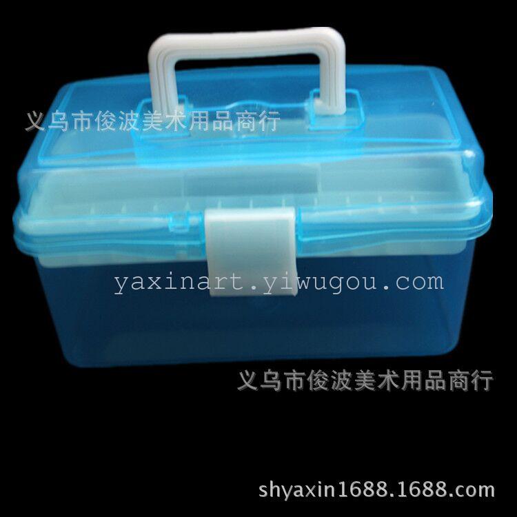F-677 non-toxic small transparent toolbox of drug storage box