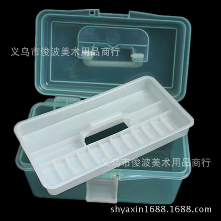 F-677 non-toxic small transparent toolbox of drug storage box F-677 non-toxic small transparent toolbox of drug storage box