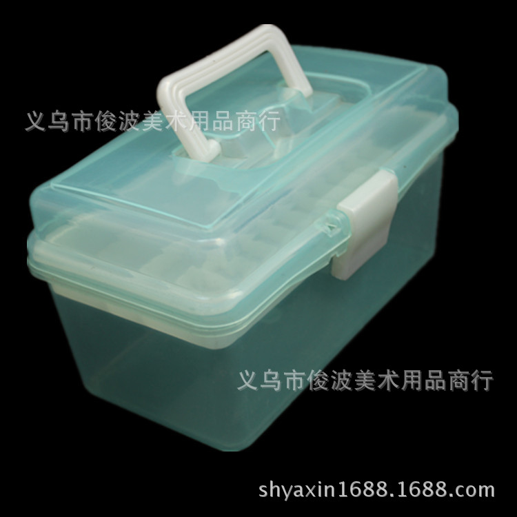 F-677 non-toxic small transparent toolbox of drug storage box F-677 non-toxic small transparent toolbox of drug storage box