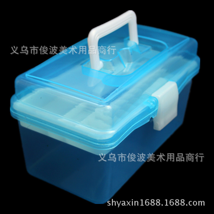 F-677 non-toxic small transparent toolbox of drug storage box F-677 non-toxic small transparent toolbox of drug storage box