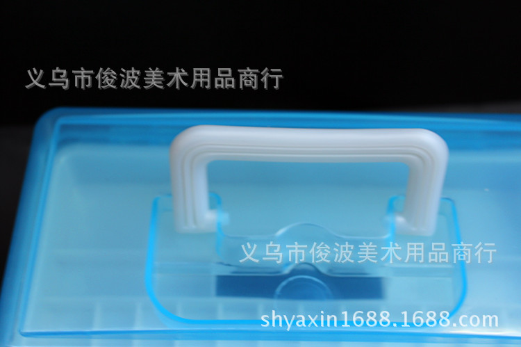 F-677 non-toxic small transparent toolbox of drug storage box F-677 non-toxic small transparent toolbox of drug storage box