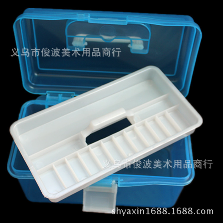 F-677 non-toxic small transparent toolbox of drug storage box F-677 non-toxic small transparent toolbox of drug storage box