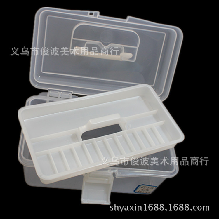 F-677 non-toxic small transparent toolbox of drug storage box F-677 non-toxic small transparent toolbox of drug storage box