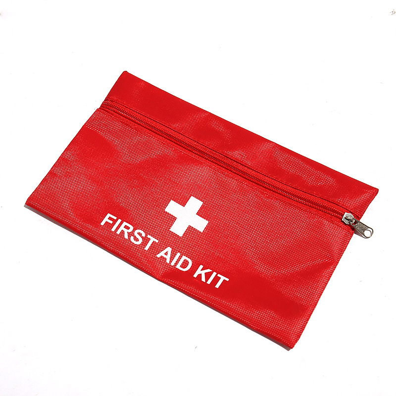 Chinese and English First Aid Kit Red Cross Drug Storage Family Epidemic Prevention Kit Health Care Medicine Kit
