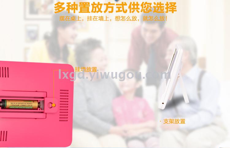 CX-301 Large Screen Household Hygrometer High Precision Indoor Electronic Thermometer with Alarm Clock Hourly Chiming