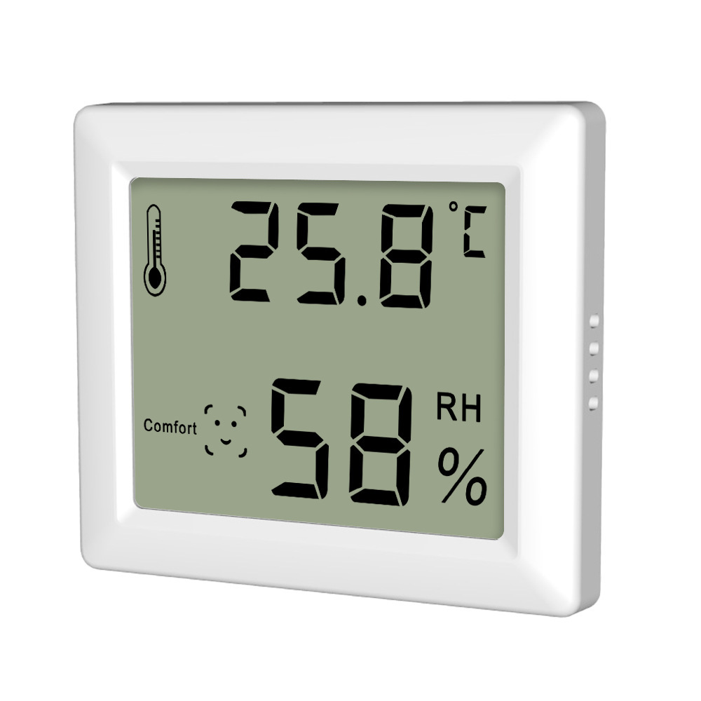 New Ultra-Thin Electronic Hygrometer Wet and Dry Children's Room Wall Hanging Temperature & Humidity Meter