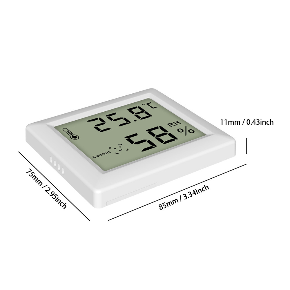 New Ultra-Thin Electronic Hygrometer Wet and Dry Children's Room Wall Hanging Temperature & Humidity Meter