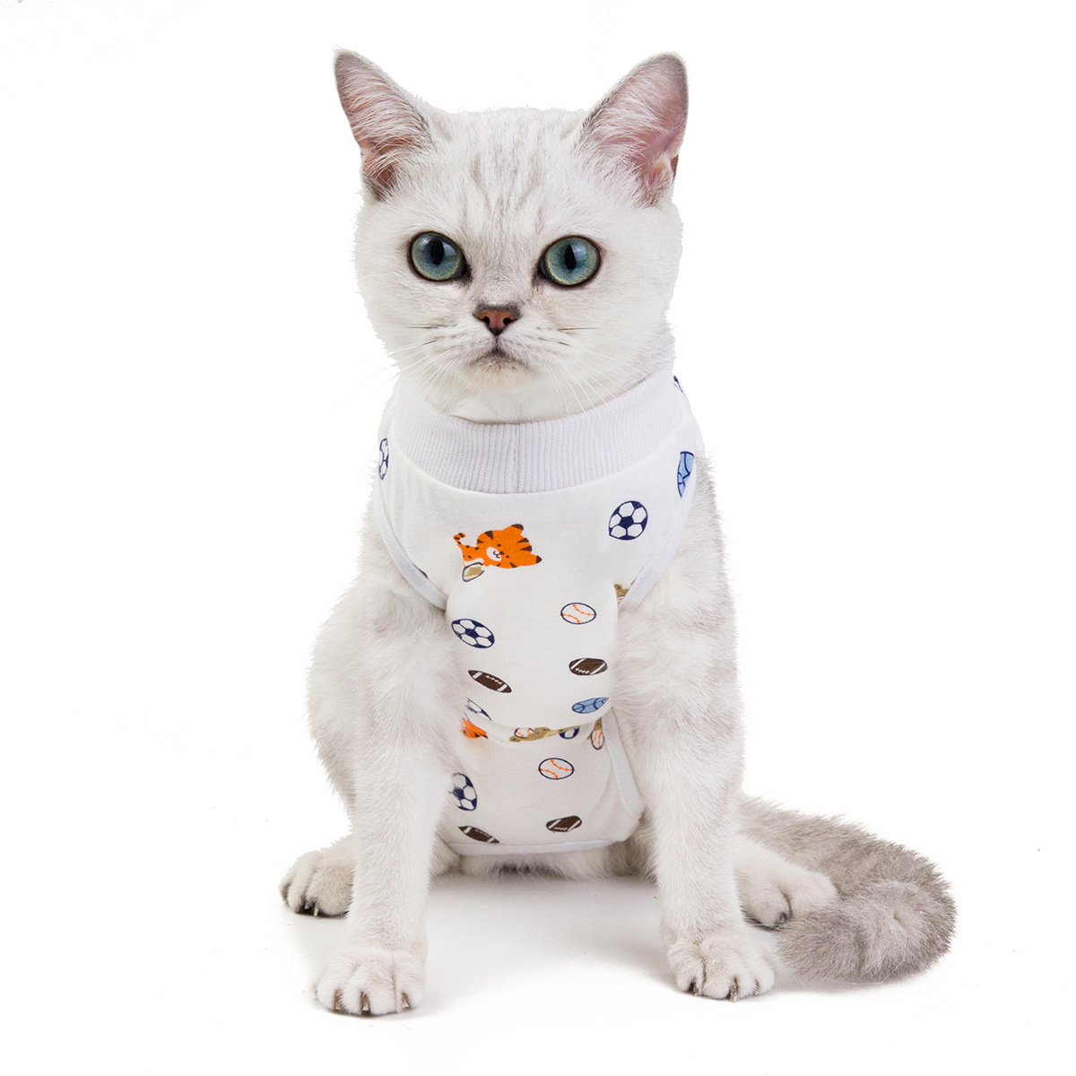 Clothes Cat Postpartum Clothes Spring and Summer New Cat Surgical Clothes AntiLicking and Weaning Clothes Cotton Whole