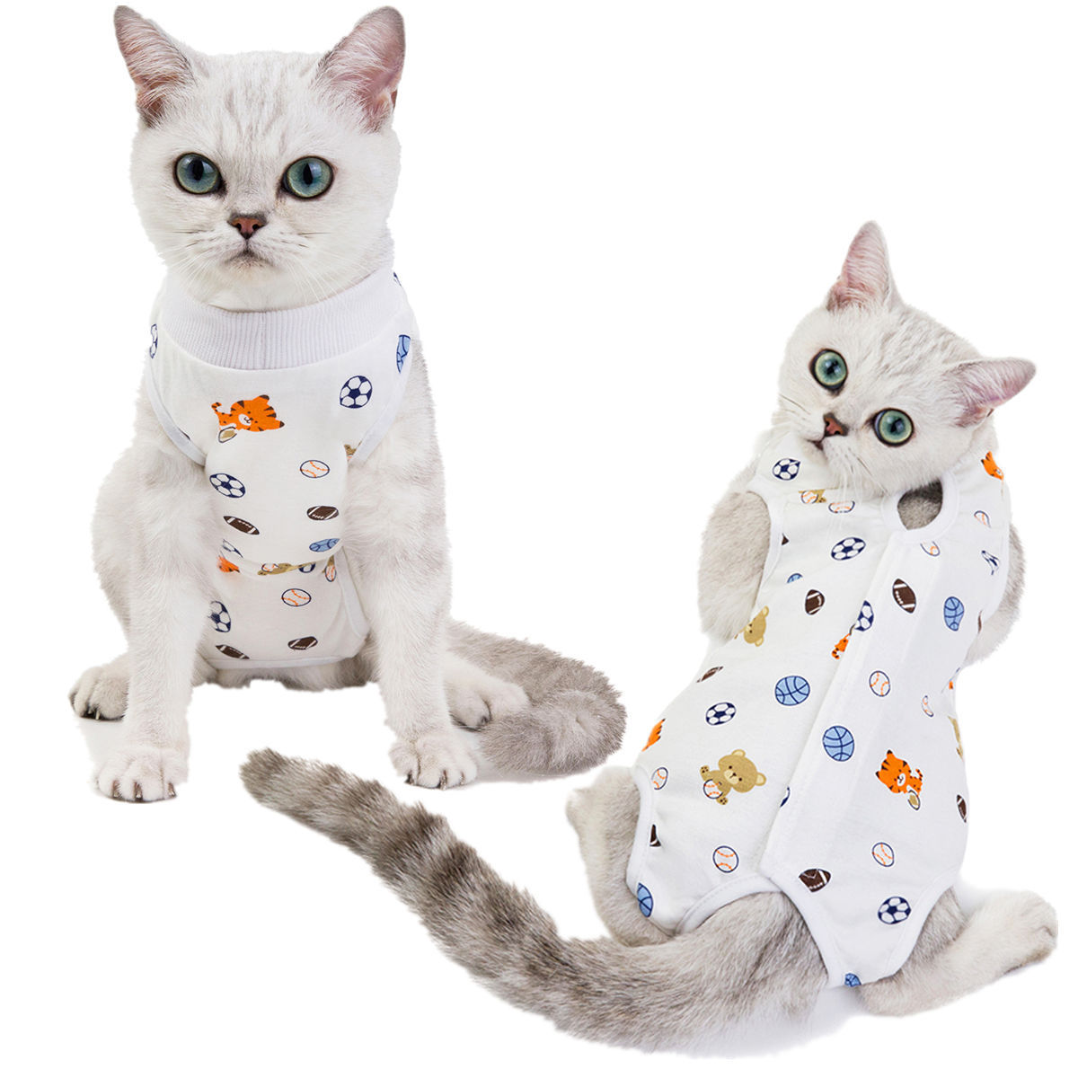 Clothes Cat Postpartum Clothes Spring and Summer New Cat Surgical Clothes AntiLicking and Weaning Clothes Cotton Whole