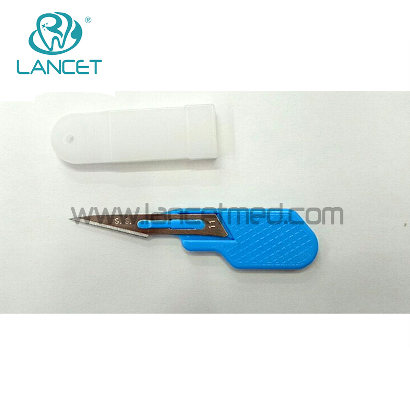 LSM003 plastic handle surgical blade disposable scalpels carbon steel stainless steel medical