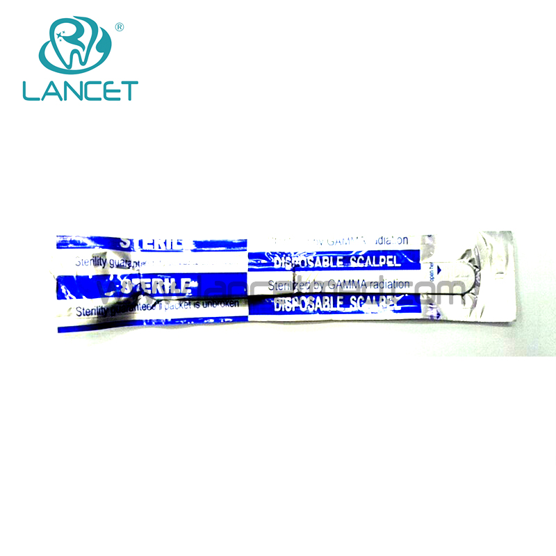 LSM003 plastic handle surgical blade disposable scalpels carbon steel stainless steel medical