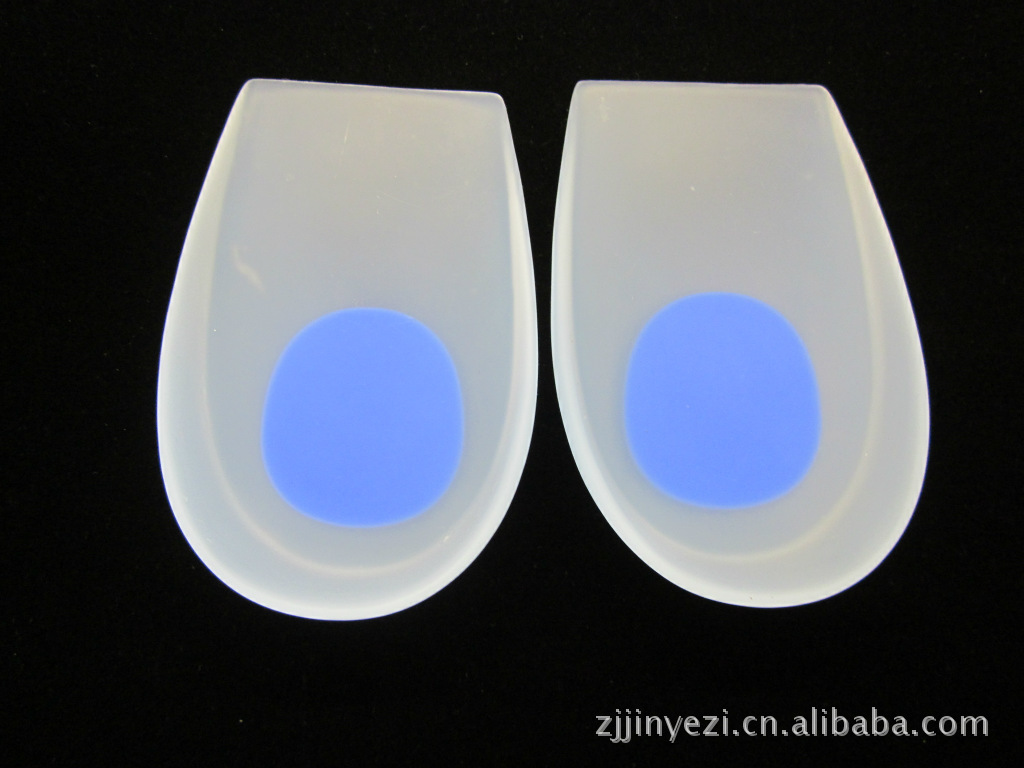 Authentic professional silicone heel spur pain heel pad pad (blue M) Authentic professional silicone heel spur pain heel pad pad (blue M)
