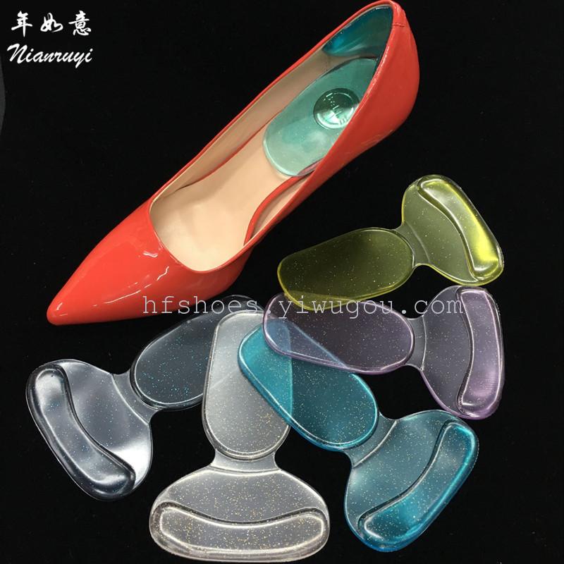 The heel stick heel pad combo anti slip foot wear high-heeled shoes paste paste