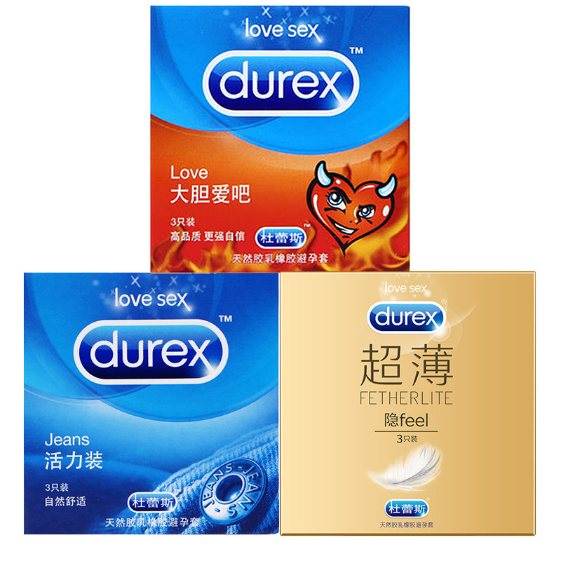 Durex Bold Love Condom Vitality Pack Ultra Thin Air Set Thread Together Condom Delivery Wholesale