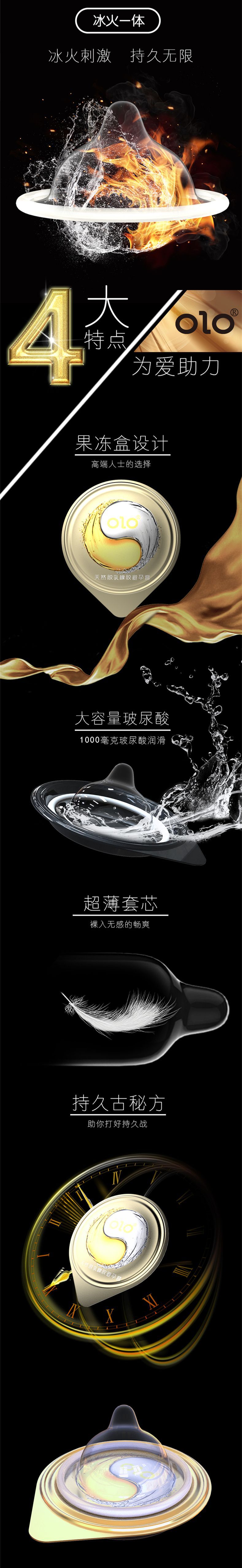 Olo Ultra-Thin Hyaluronic Acid Condom Long-Lasting Condom for Women Safty Belt Cover 001 Adult Sex Sex Product OEM Olo Ultra-Thin Hyaluronic Acid Condom Long-Lasting Condom for Women Safty Belt Cover 001 Adult Sex Sex Product OEM