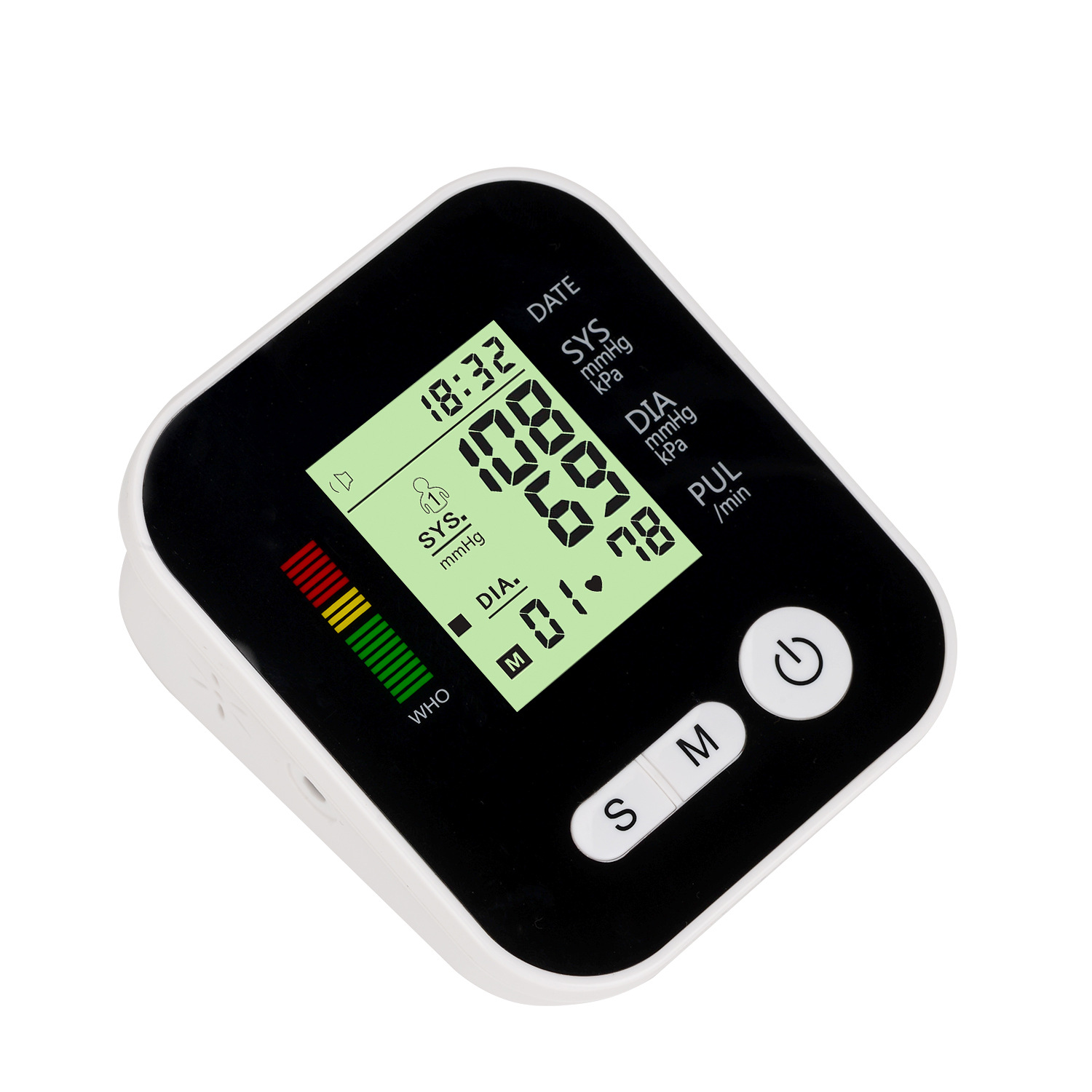 Sphygmomanometer 2019 Electronic Blood Pressure Meter Arm Blood Pressure Meter Lithium Battery Three-Color 