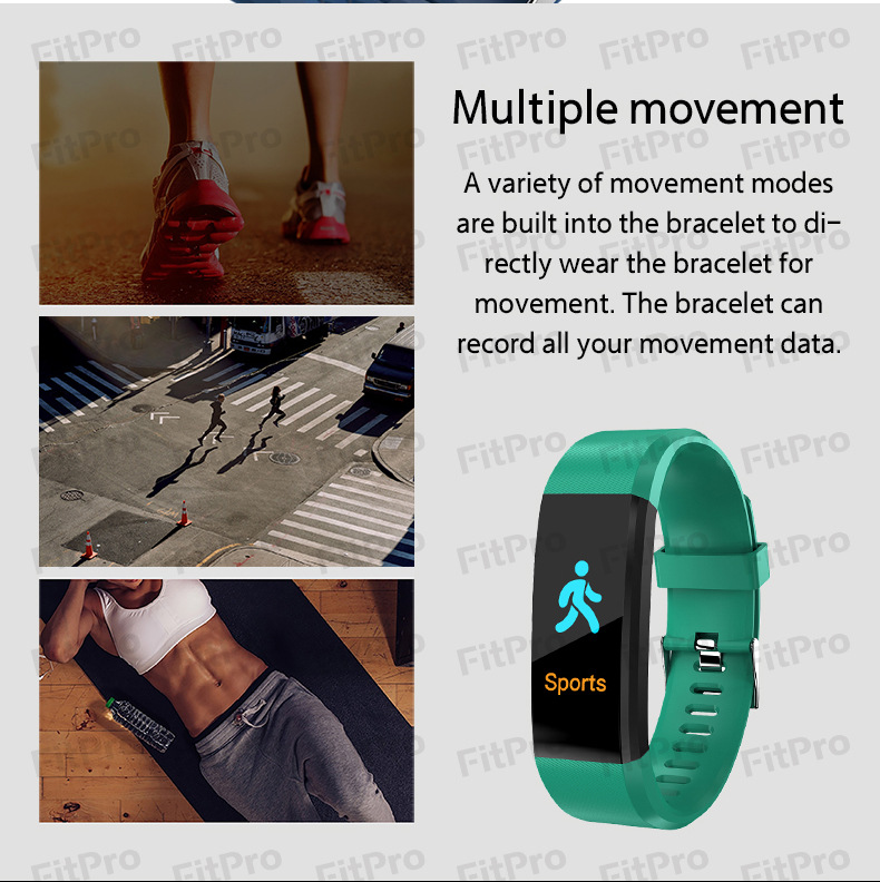 Sport Bracelet Waterproof Heart Rate Blood Oxygen Adult Blood Pressure Electronic Bracelet Monitoring Customization Sport Bracelet Waterproof Heart Rate Blood Oxygen Adult Blood Pressure Electronic Bracelet Monitoring Customization