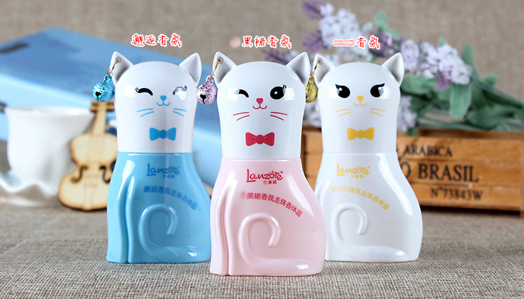LanzoYe Cat Fragrance Roll-on Body Lotion Travel Women's Underarm Fragrance Antiperspirant Ball Perfume LanzoYe Cat Fragrance Roll-on Body Lotion Travel Women's Underarm Fragrance Antiperspirant Ball Perfume