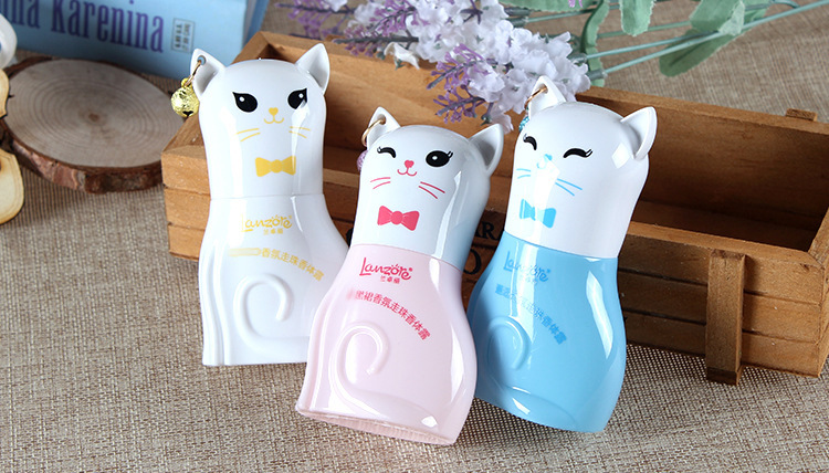 LanzoYe Cat Fragrance Roll-on Body Lotion Travel Women's Underarm Fragrance Antiperspirant Ball Perfume LanzoYe Cat Fragrance Roll-on Body Lotion Travel Women's Underarm Fragrance Antiperspirant Ball Perfume