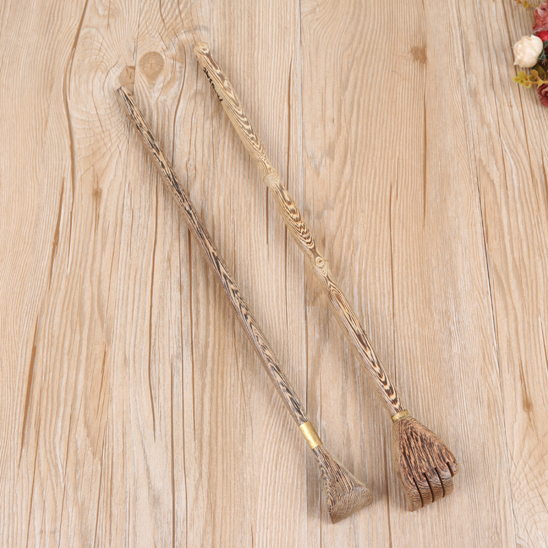 Fine wooden wood itchy scratch lazy back massage device