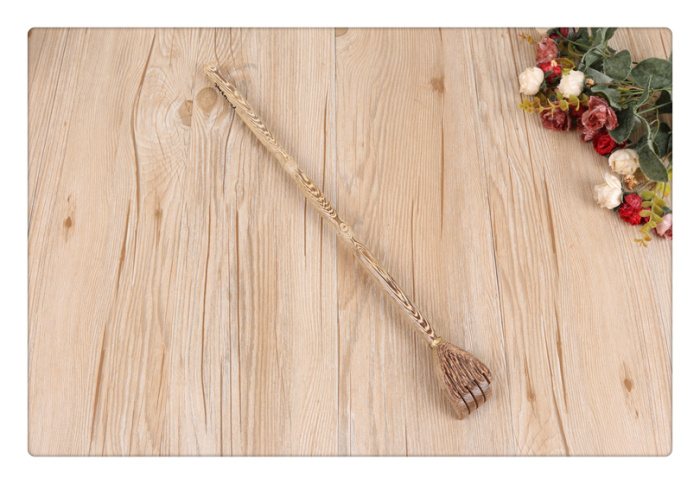 Fine wooden wood itchy scratch lazy back massage device