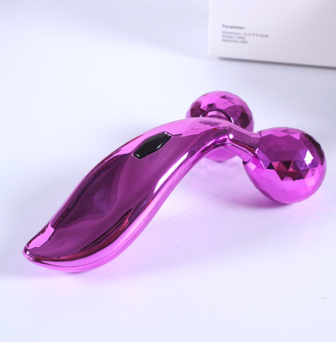 3D Face Slimming Device 2-Wheel Roller V Face Massage Instrument