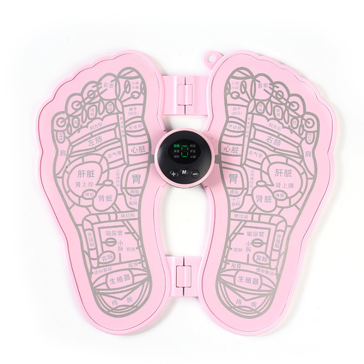 Foot Massage Device Foot Massage Machine EMS Pulse Massage Foot Mat Portable Foot Massager CrossBorder Exclusive