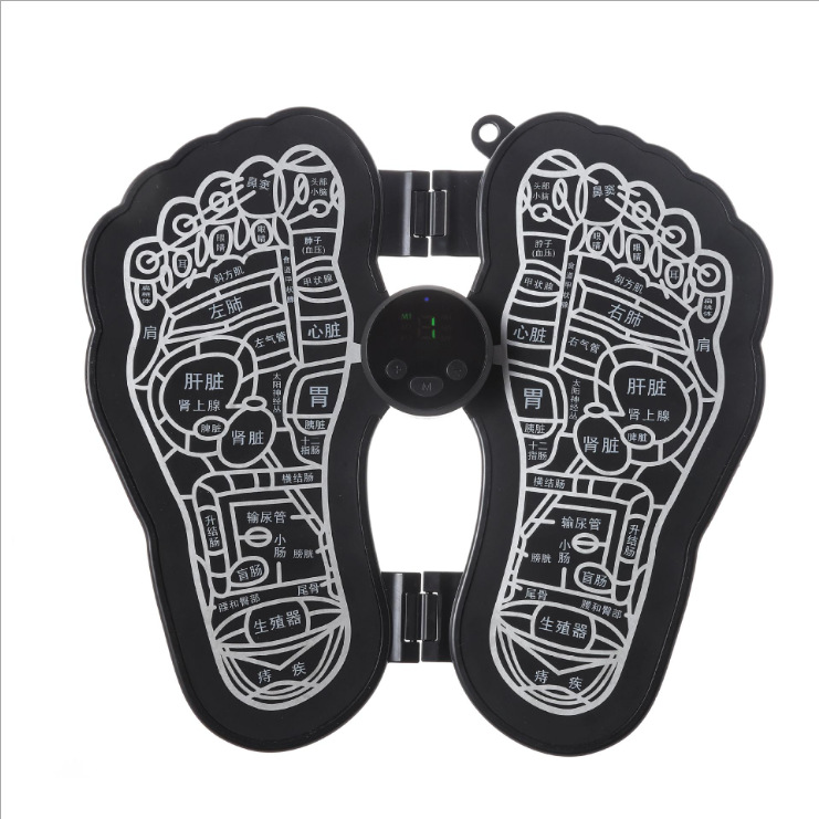 Foot Massage Device Foot Massage Machine EMS Pulse Massage Foot Mat Portable Foot Massager CrossBorder Exclusive